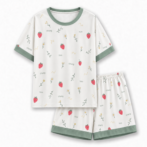 Mint PJ Set With Built In Pads
