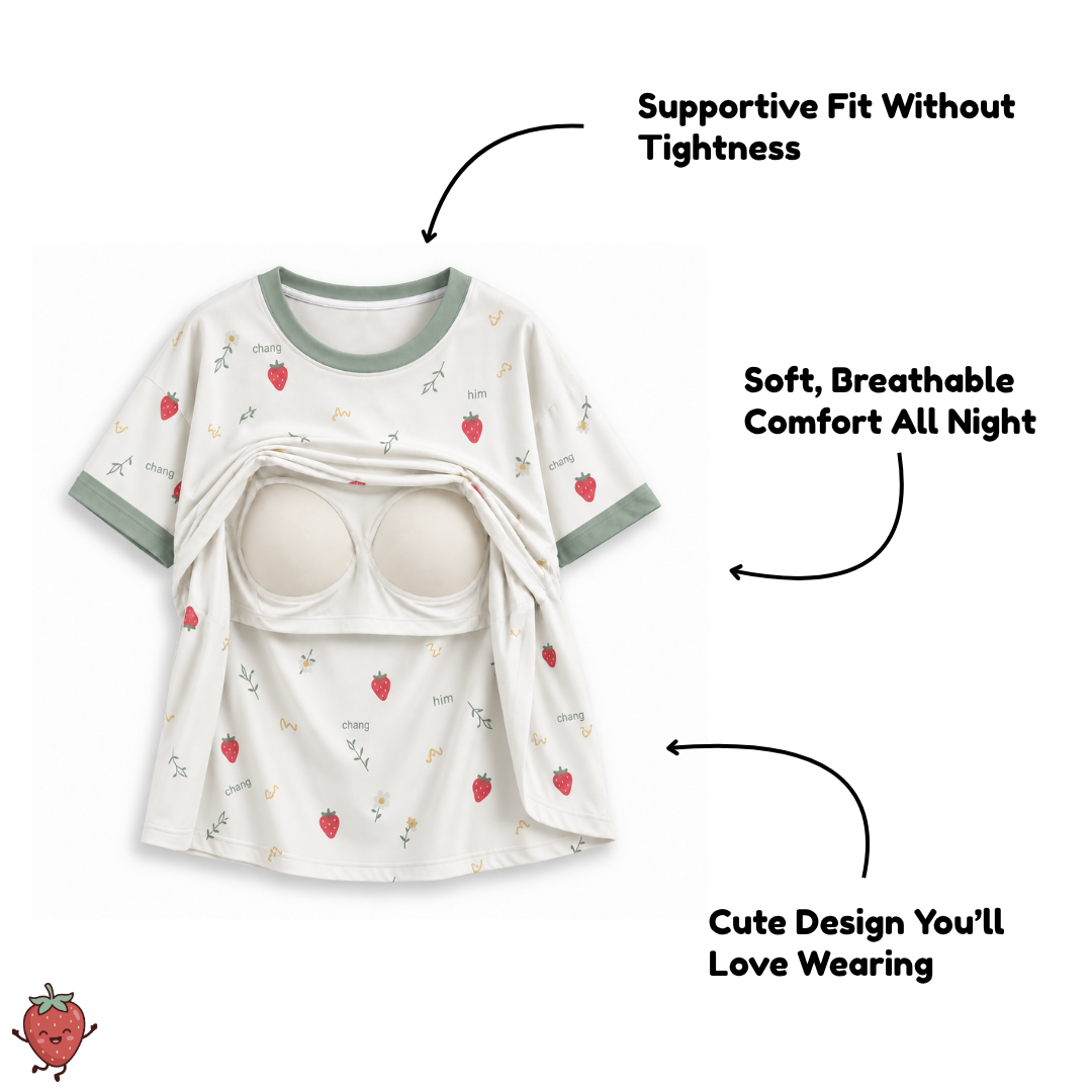 Mint PJ Set With Built In Pads
